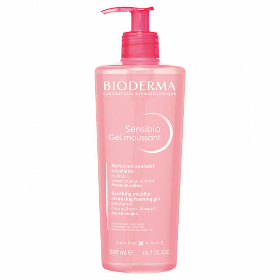 BIODERMA - Gel spumant calmant si hidratant Sensibio Bioderma 200 ml Gel de  curatare (Produse pentru curatarea tenului) - Preturi