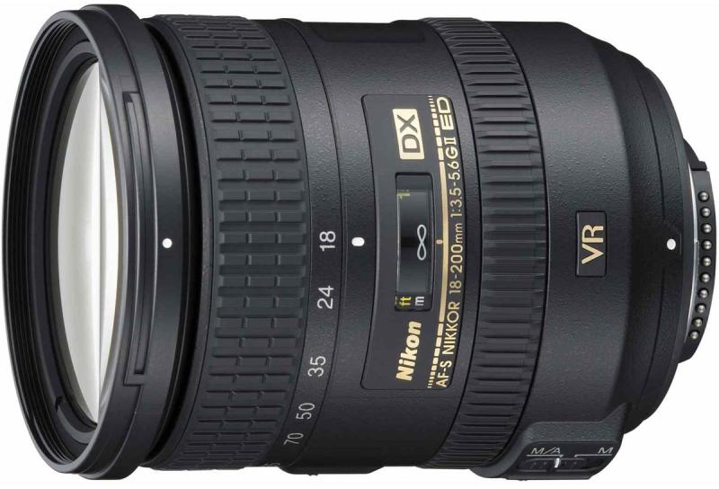 Nikon AF-S 18-200mm f/3.5-5.6G ED DX VR II Обективи Цени, оферти и мнения,  списък с магазини, евтино Nikon AF-S 18-200mm f/3.5-5.6G ED DX VR II