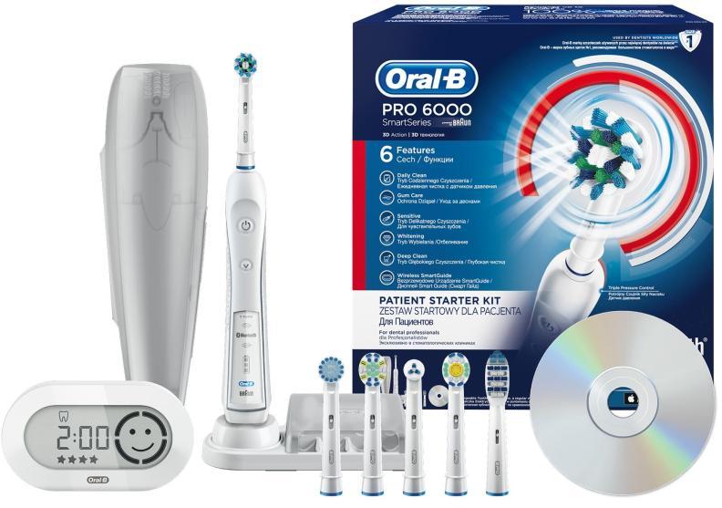 Oral-B PRO 6000 Cross Action elektromos fogkefe vásárlás, olcsó Oral-B PRO  6000 Cross Action elektromos fogkefe árak, akciók