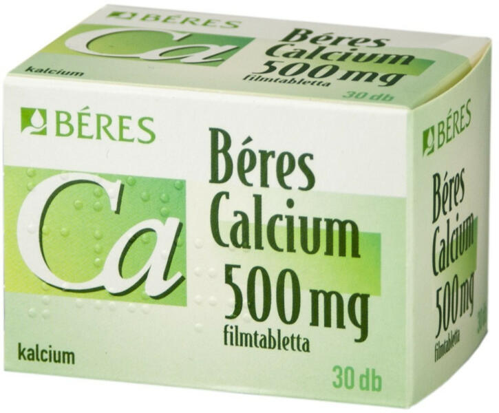 Vásárlás: BÉRES Calcium 500mg filmtabletta 30db Táplálékkiegészítő árak  összehasonlítása, Calcium 500 mg filmtabletta 30 db boltok