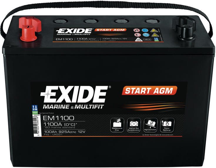 Exide Start AGM 100Ah EN 925A right+ EM1100 vásárlás, Autó akkumulátor bolt  árak, akciók, autóakku árösszehasonlító