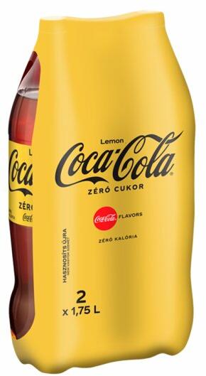 Vásárlás: Coca-Cola Zero Lemon (2x1,75l) Szénsavas üdítő árak  összehasonlítása, Zero Lemon 2 x 1 75 l boltok