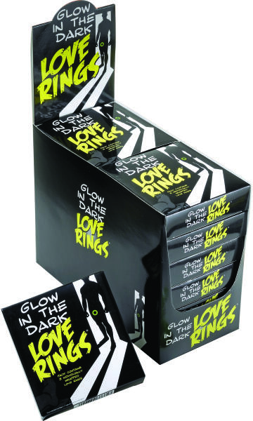 Glow In The Dark Love Rings