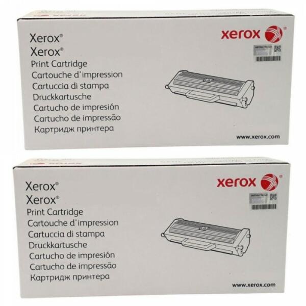 Xerox Pachet Toner Original XEROX 2x 106R02773 Negru, capacitate  20000pagini pentru Phaser 3020 / Workcentre 3025 si Pix Schneider Cartus /  toner Preturi