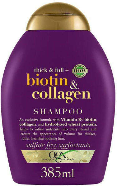 Biotin & Collagen dúsító sampon 385 ml