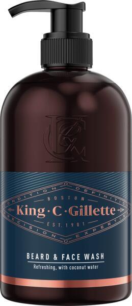 King C Gillette Beard & Face Wash szakáll sampon 350ml