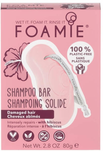 Hibiskiss szilárd sampon sérült hajra 80 g