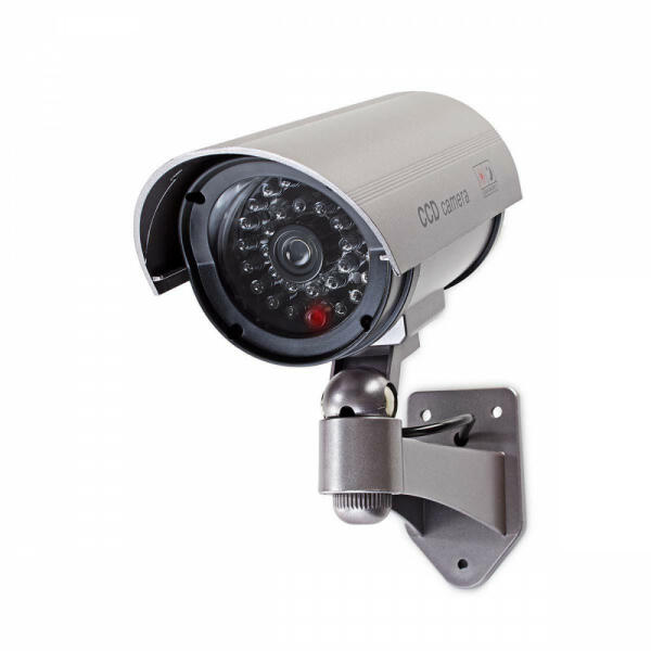 Vásárlás: Nedis Biztonsági Kamera Utánzat, álkamera IP44 | Elemes  Áramellátás | Kültéri | Fali tartóval együtt | Szürke (DUMCB40GY) Álkamera  árak összehasonlítása, Biztonsági Kamera Utánzat álkamera IP 44 Elemes  Áramellátás Kültéri Fali