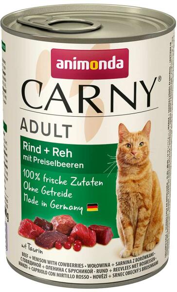 Carny Adult beef + deer with cranberries 400 g