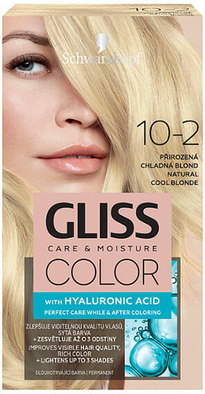 Vásárlás: Schwarzkopf Gliss Color hajfesték 10-2 természetes hűvös szőke  Hajfesték, hajszínező árak összehasonlítása, Gliss Color hajfesték 10 2  természetes hűvös szőke boltok