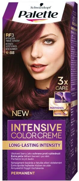 Palette Intensive Color Creme RF3 (4-88) intenzív sötétvörös