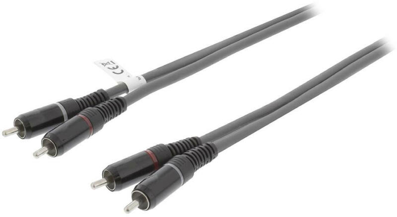 Vásárlás: Nedis sztereó RCA kábel | 2x 2 RCA | - 3 m (COTH24200GY30) Audio  kábel, adapter árak összehasonlítása, sztereó RCA kábel 2 x 2 RCA 3 m COTH  24200 GY 30 boltok