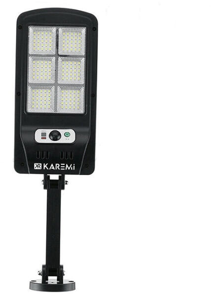 Karemi Lampa solara stradala Karemi, 150 LED, SMD, senzor miscare,  telecomanda inclusa (K04L-10003) (Lampa exterioara) - Preturi