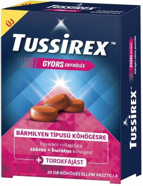 Vásárlás: Tussirex pasztilla köhögés ellen 20db Táplálékkiegészítő árak  összehasonlítása, Tussirex pasztilla köhögés ellen 20 db boltok