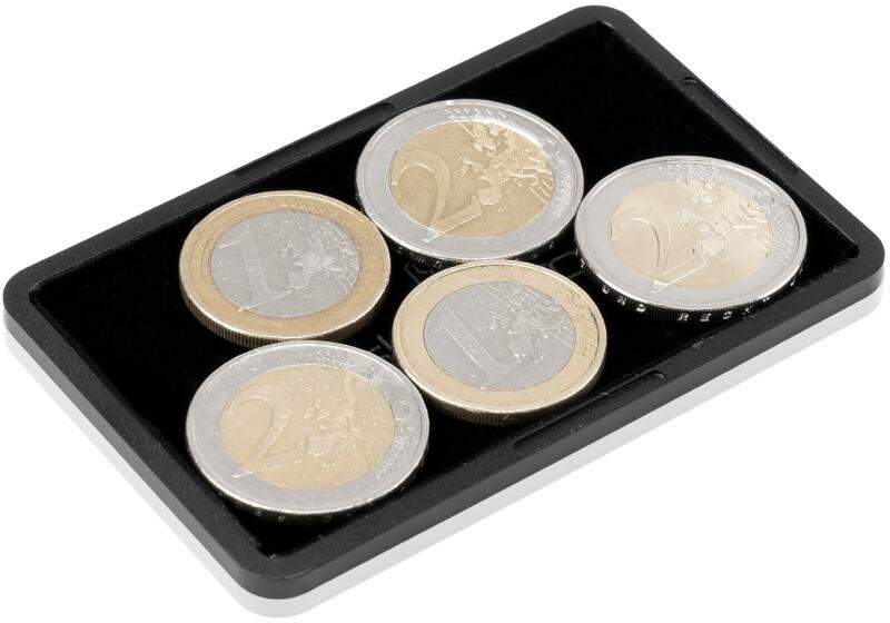 Slimpuro Coin Card, carcasă de monede pentru portofel subțire, depozitarea  monedelor, 13 grame, aluminiu (XB-7L0S-FJWW) (XB-7L0S-FJWW) -  electronic-star (Portofel) - Preturi