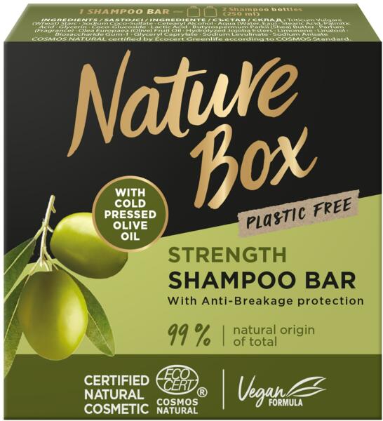 Vásárlás: Nature Box Hajerősítő szilárd sampon olíva olajjal 85 g Sampon  árak összehasonlítása, Hajerősítőszilárdsamponolívaolajjal85g boltok
