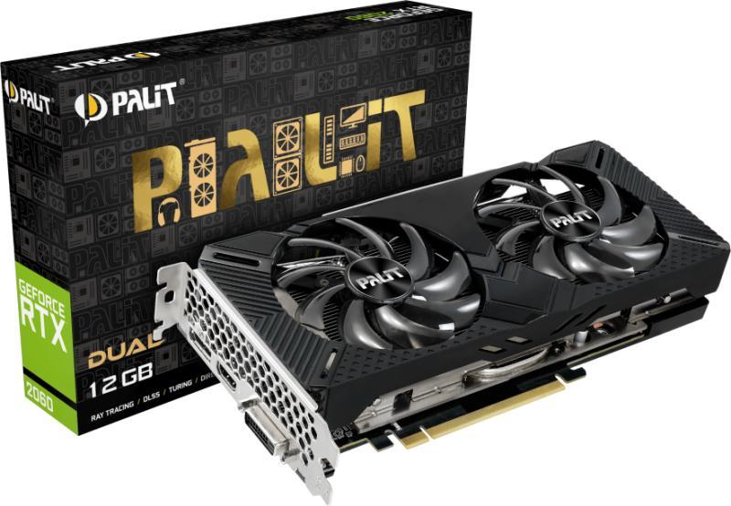 Palit GeForce Dual RTX 2060 12GB GDDR6 192bit (NE62060018K9-1160C) Видео  карти Цени, оферти и мнения, списък с магазини