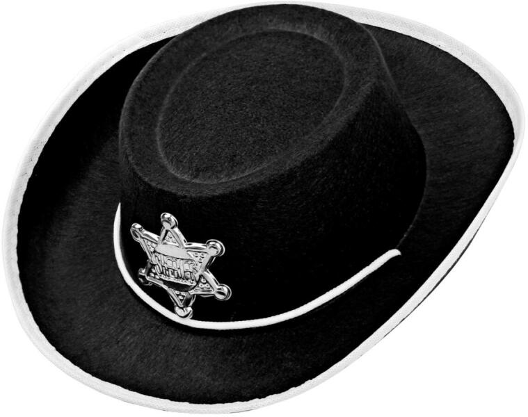 Cowboy kalap gyerekeknek - fekete (37712)