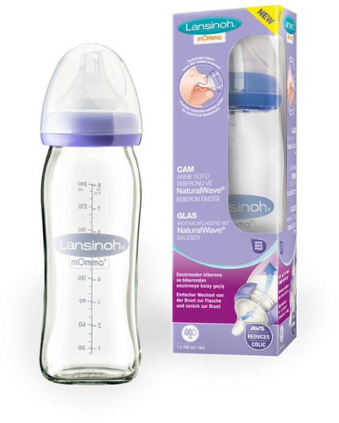 Üveg cumisüveg 240 ml