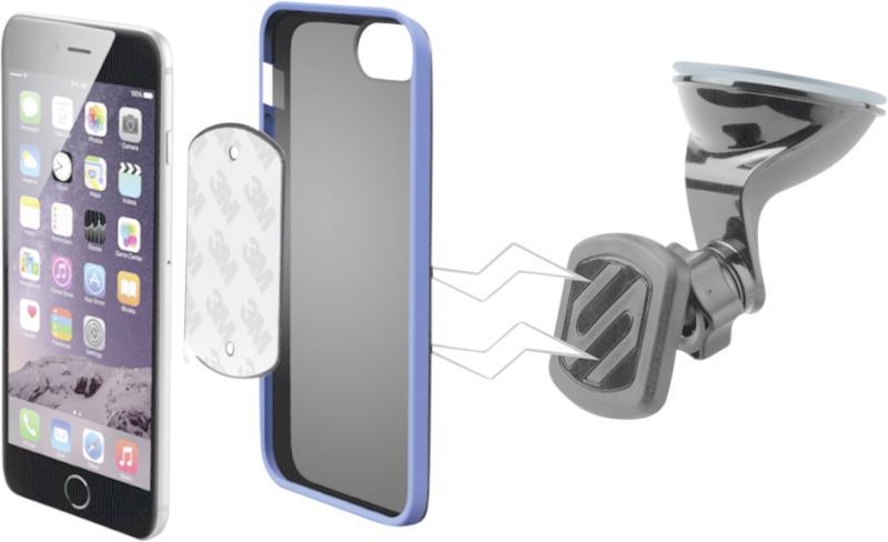Scosche MagicMOUNT Supporto Magnetico Da Parabrezza Per Smartphone E Dispositivi Mobili