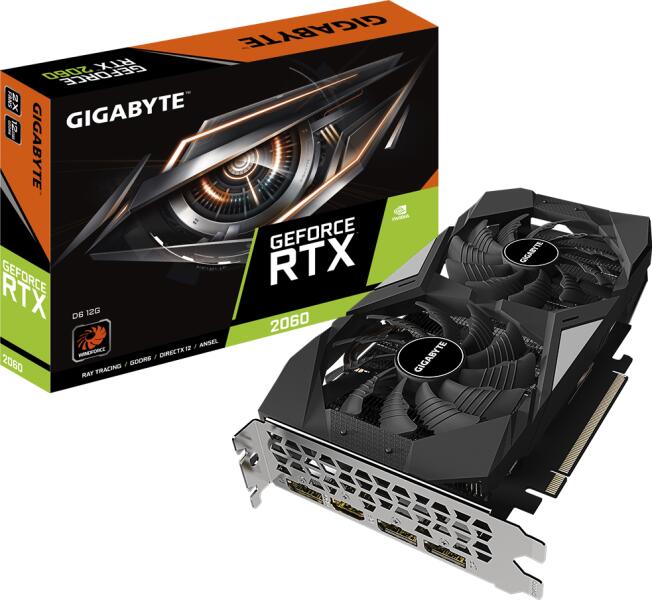 GIGABYTE GeForce RTX 2060 12GB GDDR6 192bit (GV-N2060D6-12GD
