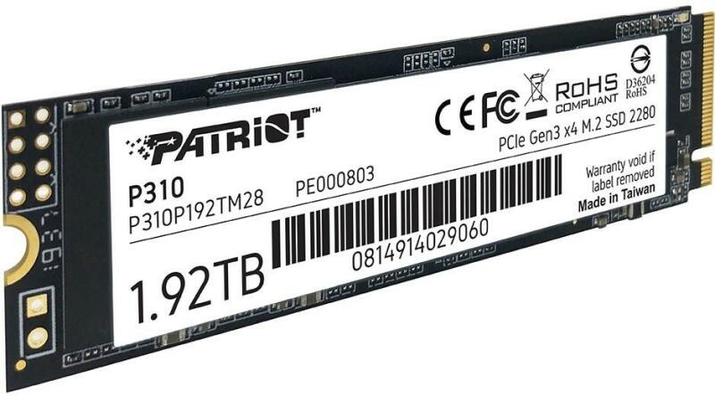 Vásárlás: Patriot P310 1.92TB M.2 PCIe (P310P192TM28) Belső SSD meghajtó  árak összehasonlítása, P 310 1 92 TB M 2 PCIe P 310 P 192 TM 28 boltok
