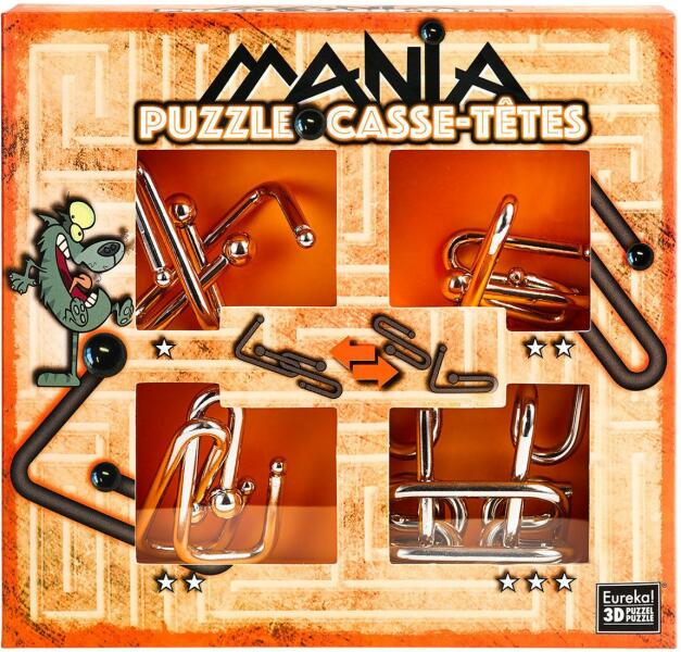 Eureka Puzzle Mania Casse-tetes Orange (Puzzle) - Preturi