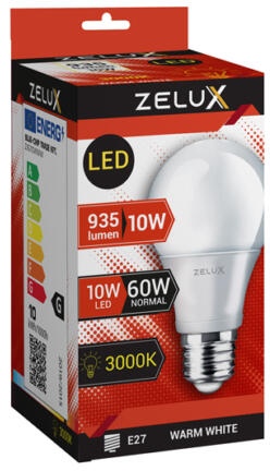 Vásárlás: ZELUX Led Globe 10W E27 3000K Gömb Izzó LED izzó árak  összehasonlítása, Led Globe 10 W E 27 3000 K Gömb Izzó boltok