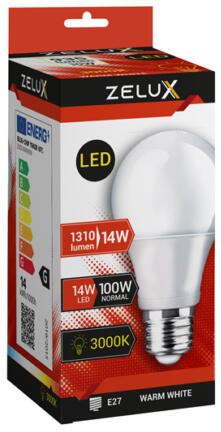 Led Globe 14W E27 3000K Gömb Izzó - lumino