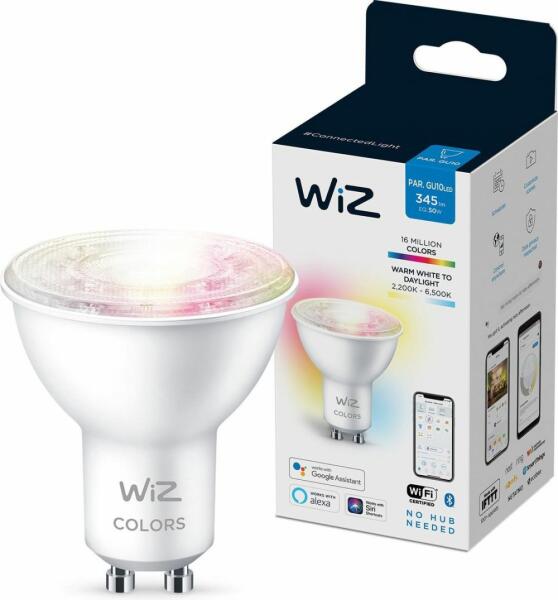 WiZ GU10 PAR16 4.9W 345lm 2200-6500K (8718699787134) (Bec LED) - Preturi
