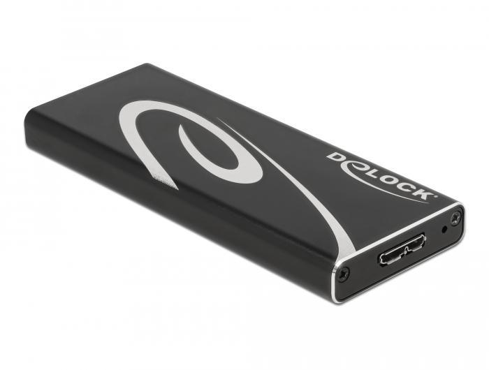 Delock M.2 SATA SSD USB 3.2 (42007) külső ház vásárlás, olcsó Delock M.2  SATA SSD USB 3.2 (42007) árak, külső ház akciók