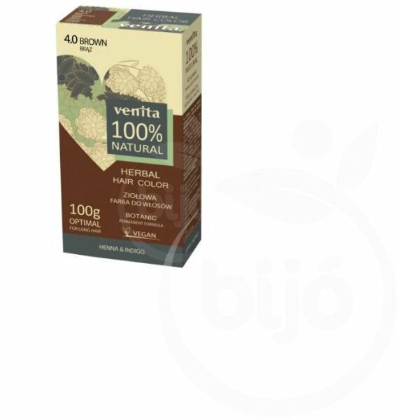 100% natural gyógynövényes 4.0 barna 100 g
