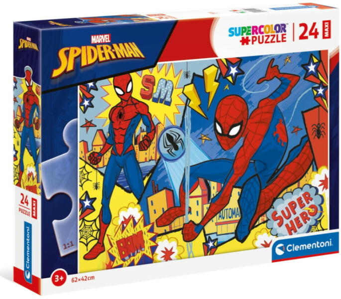 SuperColor - Pókember a szuperhős maxi puzzle 24 db-os (24216)