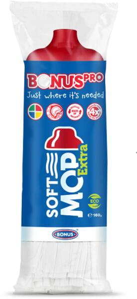 Softmop extra felmosófej 160gr - piros