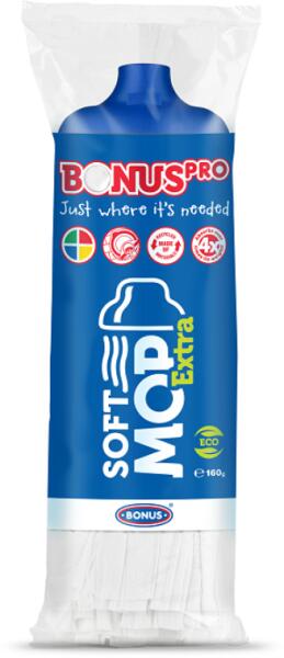 Softmop extra felmosófej 160gr - kék