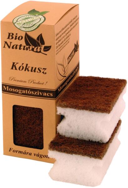Mosogató szivacs bio kókusz form. 4db