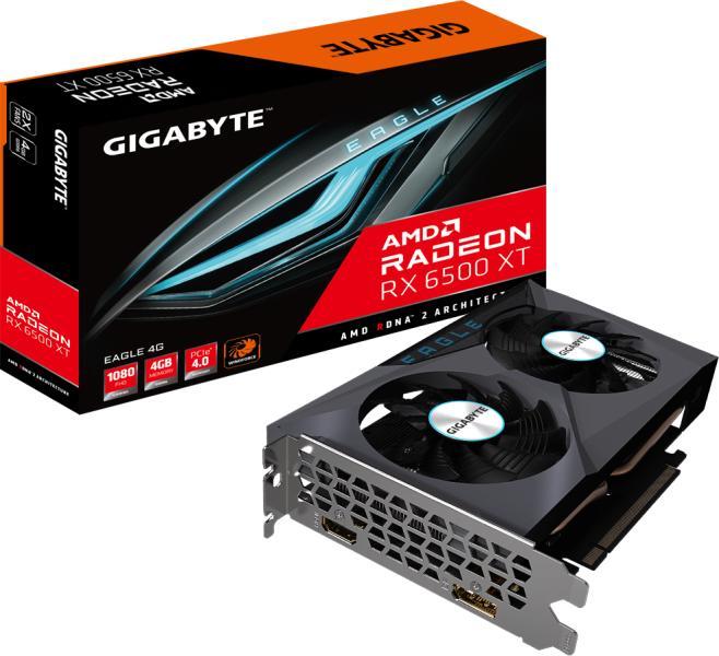 Radeon RX 6500 XT 4GB GDDR6 64bit (GV-R65XTEAGLE-4GD)