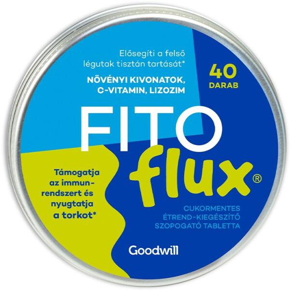 Vásárlás: Goodwill Pharma Fitoflux szopogató tabletta 40 db  Táplálékkiegészítő árak összehasonlítása, Fitofluxszopogatótabletta40db  boltok