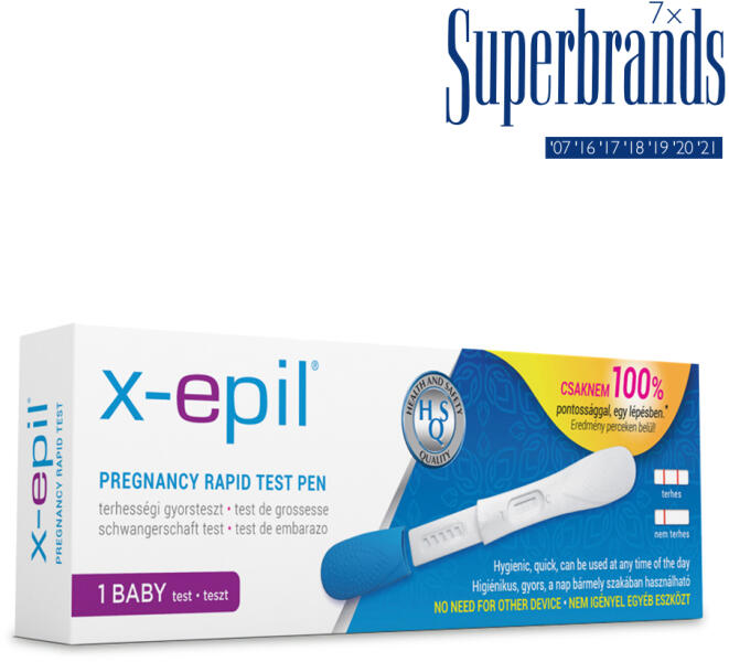 Vásárlás: X-Epil Exkluzív terhességi gyorsteszt pen Diagnosztikai teszt árak  összehasonlítása, Exkluzívterhességigyorstesztpen boltok