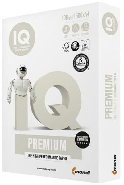 Vásárlás: Mondi Másolópapír A4, 100g, IQ Premium 500ív/csomag, 4csom/doboz,  (MEN-OR-IEPREMA4100GR) Fénymásolópapír, nyomtatópapír árak  összehasonlítása, Másolópapír A 4 100 g IQ Premium 500 ív csomag 4 csom  doboz MEN OR IEPREMA 4100 GR