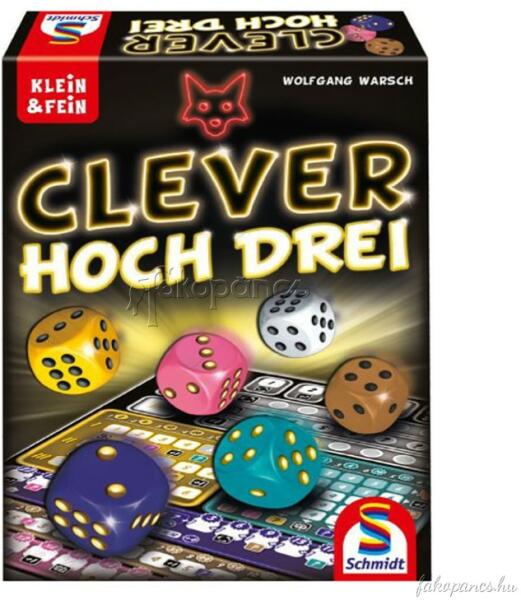 Vásárlás: Schmidt Spiele Clever Hoch Drei Társasjáték árak  összehasonlítása, CleverHochDrei boltok