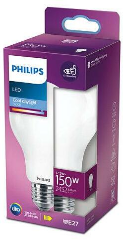 Vásárlás: Philips A67 E27 17.5W 2452lm 6500K (8718699764616) LED izzó árak  összehasonlítása, A 67 E 27 17 5 W 2452 lm 6500 K 8718699764616 boltok
