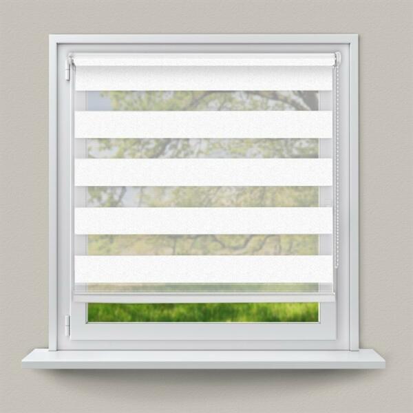 90x150 Sávos roló függöny fehér fúrás nélküli ablak árnyékoló