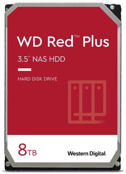 Western Digital Red Plus 3.5 8TB 5640rpm 128MB SATA (WD80EFZZ