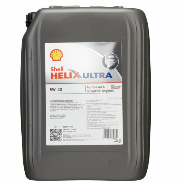 Vásárlás: Shell Helix Ultra 5W-40 20 l Motorolaj árak összehasonlítása ...