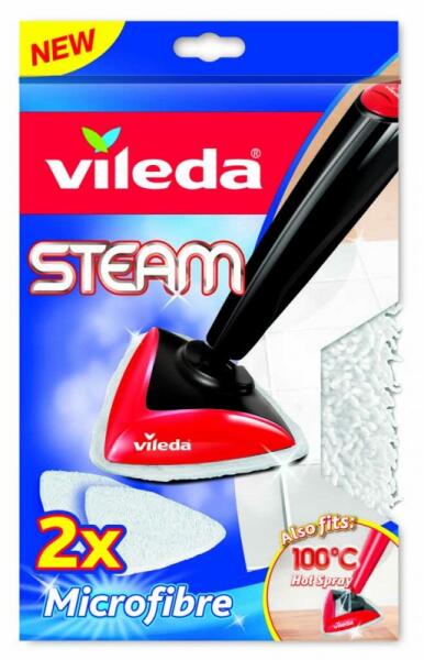 Vileda Rezerva/laveta F18123 pentru mop cu abur Vileda Steam 100C,  compatibil Vileda Steam F18123 (F18123) (Mop) - Preturi