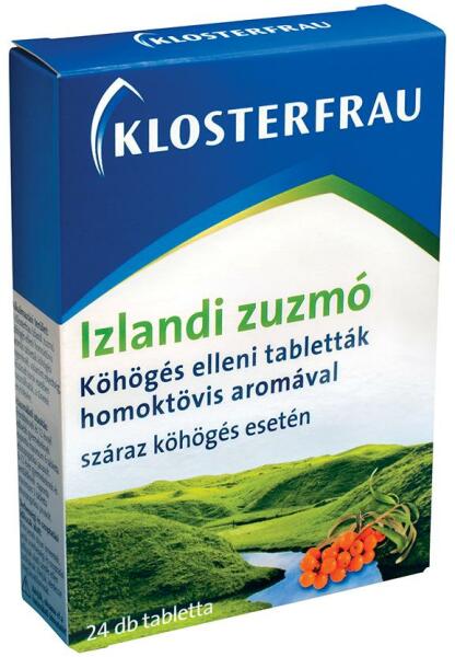 Vásárlás: Klosterfrau Klosterfrau Izlandi zuzmó tabletta köhögés ellen 24db  Táplálékkiegészítő árak összehasonlítása, Klosterfrau Izlandi zuzmó  tabletta köhögés ellen 24 db boltok