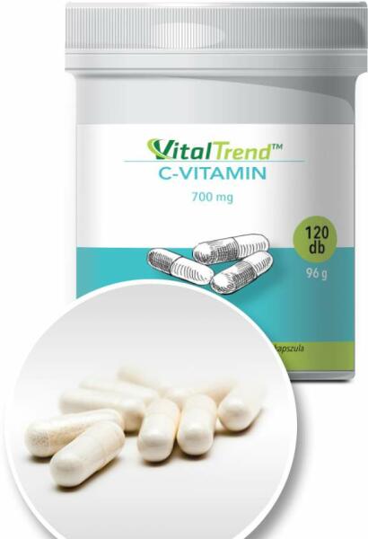 Vásárlás: VitalTrend C-vitamin 700mg kapszula 120db Táplálékkiegészítő árak  összehasonlítása, C vitamin 700 mg kapszula 120 db boltok