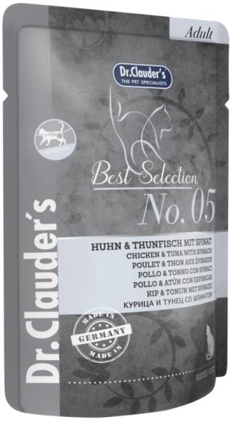Best Selection No.05 chicken & tuna with spinach 85 g