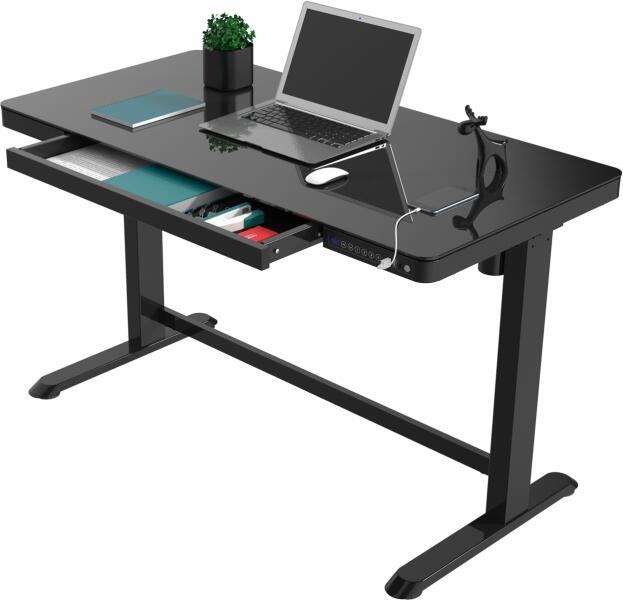 Vásárlás: Elektromosan, elektronikusan állítható magasságú íróasztal fekete  (ET118-BLACK) Íróasztal árak összehasonlítása, Elektromosan elektronikusan  állítható magasságú íróasztal fekete ET 118 BLACK boltok